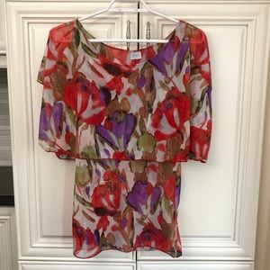 Suzy Shier layered women’s blouse